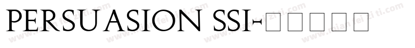 Persuasion SSi字体转换